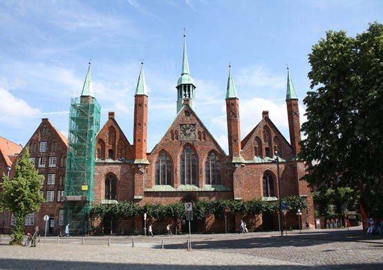 Soziale Einrichtungen einer mittelalterlichen Stadt